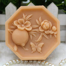 New Product!! 1pcs Peach (ZX291) Food Grade Silicone Handmade Soap Mold Crafts DIY Silicone Mould 2024 - buy cheap