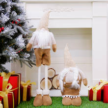 ABXMAS-figuras de Navidad para niños, decoración de árbol, NoFace, rojo, regalo de Navidad 2024 - compra barato