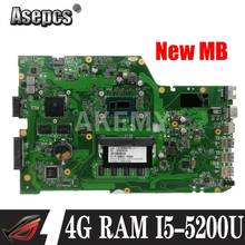 Akemy X751LJ Mainboard REV 2.3 For Asus R752LA R752LD X751LN X751LD X751LJ A751L Laptop motherboard  i5-5200U 4GB RAM GT920M 2024 - buy cheap