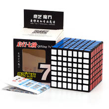 QiYi Qixing S 7x7 Magic Speed Cube Stickerless Black Competition Puzzle Cubes Educational Toys 2024 - buy cheap
