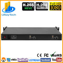 Codificador de vídeo HD HEVC H.265, 1U, HDMI a IP, IPTV, 2 canales, transmisión en vivo, RTMP, Hardware, HDMI a H.264, H.265 2024 - compra barato