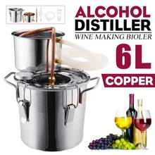 6L Distiller Moonshine Alcohol Stainless Copper DIY Home Water Wine Essential Oil Brewing Kit Brandy Vodka Distilled Equipment 2024 - buy cheap