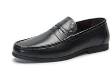 New summer Breathable fashion black Driving Shoe genuine leather slip on Boat shoes  flats  casual shoes for men big size 46 2024 - buy cheap