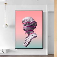 Ancient Greece Goddess Diana Sculpture Poster Portrait Canvas Painting Poster and Prints Wall Art Pictures for Living Room Decor 2024 - buy cheap