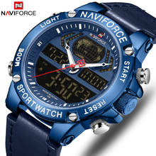 NAVIFORCE Top Brand Men Watches Blue Fashion Luxury Quartz Watch Mens Military Sports Wristwatch Clock Relogio Masculino 2024 - buy cheap