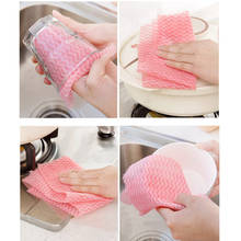 Kitchen Non-stick Oil Disposable Rag Microfiber Non-woven Dish Cloth Pot Washing Towel Kitchen Cleaning Tool 2024 - buy cheap