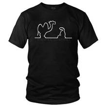 Camiseta de algodón de manga corta para hombre, de Camel Camisa estampada con dibujos animados, ideal para regalo, La Linea 2024 - compra barato