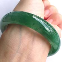 zheru jewelry natural Burmese jadeite 54-64mm dark green bracelet elegant princess jewelry for mother and girlfriend 2024 - buy cheap