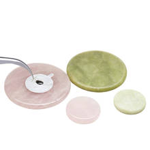 Paleta de pegamento para extensiones de pestañas, accesorio de piedra Jade, rosa, duradero, útil, almohadilla de pegamento, herramientas de maquillaje, 1 ud. 2024 - compra barato