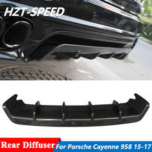 Small Car Body Kit Carbon Fiber Bumper Lip Shovel Spoiler Rear Diffuser For Porsche Cayenne 958 GTS Tuning 2015-2018 2024 - buy cheap