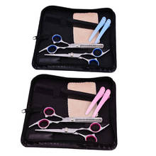 Salon Hair Cutting Scissors Professional Hairdressing Barber Shears Comb Set+Bag 2024 - buy cheap
