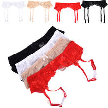 Transparent Underwea Erotic Costume For Woman Garter Belt Stocking Women's Sexy Lingerie Plus Size Lace Garter Suspenders 2024 - buy cheap