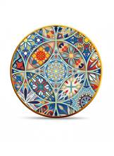 Majida Service Plate 6 Pieces 25 Cm Mandala 2024 - buy cheap