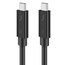Typec Cable for Thunderbolt 3 Data Cable 40Gbps Full Speed 100W Fast Charge 5K Transmission 2024 - buy cheap