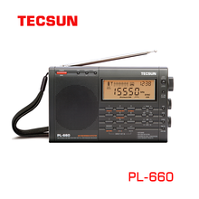 Радиоприемник авиационного диапазона Tecsun PL-660, ресивер высокой чувствительности, FM/MW/SW/LW, Цифровая настройка, стерео, громкий звук, Большая дальность приема 2024 - купить недорого