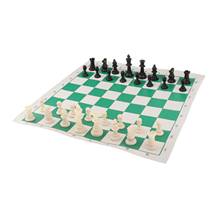 Outdoor Travel Portable Chess Set Roll-up Board Games 45x9cm Plastic Chessboard with Storage Bag for Kids Beginners Party Picnic 2024 - buy cheap