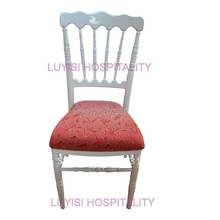 White Aluminum Napoleon Chair With Fixed Seat Cushion 2024 - buy cheap