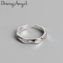 New Trendy Silver Color  Irregular Rings For Women Wedding Men Jewelry Finger Rings Wholesale 2024 - buy cheap