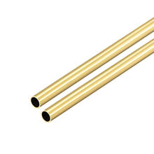 uxcell Brass Round Tube 300mm Length 6mm OD 0.5mm Wall Thickness Seamless Straight Pipe Tubing 2 Pcs 2024 - buy cheap