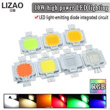 LED COB Chip 10W 220V Smart IC LED Lamp Bulb Lamp Flood Light Spotlight Diy Lighting White Warm white/Red/Green/Blue/Yellow 2024 - buy cheap