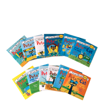 Random 4 Books 13x13cm Picture Books For Kids Children Baby English Pete Cat Series Storybook Child IQ EQ Training Bedtime Story 2024 - buy cheap