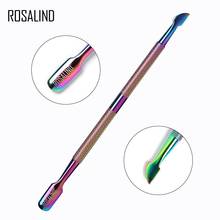 Stainless Steel Nail File Cuticle Pusher And Autter Cuticle Pusher Nail Cleaner Manicure Pedicure Tools Dropshipping TSLM1 2024 - buy cheap