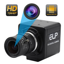 Elp-sensor cmos para câmera, 5mp, aptina mi5100, usb, alta frequência de moldura 30fps @ 1080p, câmera usb com lente varifocal de 2.8-12mm 2024 - compre barato