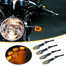 12V Motorcycle Turn Signal Indicators Amber LED Blinkers Lights Universal Moto Turn Signal Indicator Light Light Accessories Hot 2024 - buy cheap