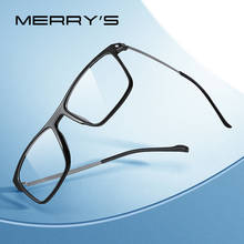 MERRYS DESIGN Fashion Men Square Glasses Frames Ultralight Prescription Optical Eyewear S2816 2024 - buy cheap