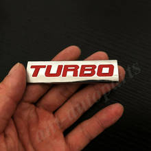 3D Metal Red Turbo T 2.0 2.5 3.0 Car Trunk Rear Emblem Badge Decal Sticker 2024 - buy cheap