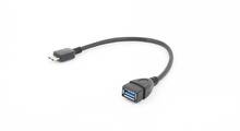 Кабель USB 3,0 Type A «Мама»-«папа» Micro B «папа» USB кабель для быстрой синхронизации данных OTG шнур для внешнего жесткого диска HDD Samsung S5 2024 - купить недорого