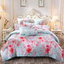 45 Bedding set Flower and Plant printing Duvet cover sets bed pillowcases sheet set King size Queen size set 2024 - buy cheap