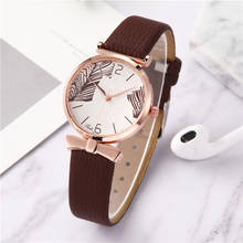 Fashion Maple Leaves Quartz Watches for Women Stylish Leather Belt Ladies Watch Analog Wristwatches Female Clocks Reloj Mujer 2024 - buy cheap