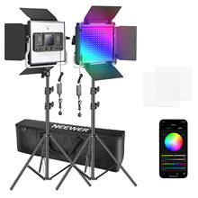 Neewer-kit de iluminação para fotografia, 2/3 pacotes com 530 rgb, led, vídeos, smd 528 2024 - compre barato