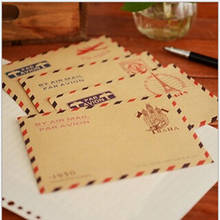 New 10 Sheets Mini Envelope Postcard Letter Stationary Storage Paper Vintage 2024 - buy cheap