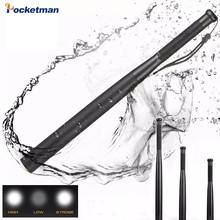 T6 LED Tactical Baseball Bat Long Flashlight Torch Lamp 3 Modes Long Flashlight Self Defence Emergency Torch with AA Battery 2024 - buy cheap