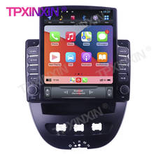 Reproductor Multimedia Tesla para coche Toyota, unidad principal de Audio, Radio, navegación, grabadora, Android 10, 6 + 107G, GPS, para Aygo/Peugeo 2007, 128 2024 - compra barato