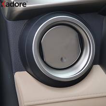 For Toyota RAV4 RAV 4 2016 2017 ABS Matte Car Air Conditioning Cover Trim Outlet Decoration Circle Car Styling 2pcs/set 2024 - buy cheap