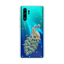 Funda de lujo con diamantes brillantes para Huawei P30 Pro, carcasa trasera de silicona, ostentosa, P 30 Pro, P30Pro 2024 - compra barato