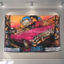 "True Romance" Movie Poster Banners Bar Cafe Hotel Theme Wall Decoration Hanging Art Waterproof Cloth Polyester Fabric Flags 2024 - buy cheap