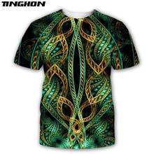 XS-7XL Fashion Trippy T-shirt Glow in the Dark 3D Psychedelic Print Men Women Short Sleeves Summer Streetwear Casual T shirt 17 2024 - buy cheap