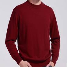 Man's Cashmere Sweaters Winter Autumn O-Neck Long Sleeve Pullovers Soft Warm Knitwear Plus Size S-XXXL 2024 - buy cheap