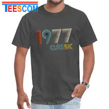 Camiseta clásica de 1977 para hombre, camisa Vintage nacida en 1977, 2020 Retro hecha en 1977, regalo de cumpleaños, Día de Acción de Gracias 2024 - compra barato