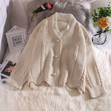 Suéter feminino casual e chique, casaco de malha, gola redonda, estilo simples, outono e inverno, h326, 2021 2024 - compre barato
