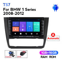 Radio Multimedia con GPS para coche, Radio con reproductor de vídeo, Android, 2 Din, con cámara DVR, para BMW Serie 1, E88, E82, E81, E87, 2008-2012 2024 - compra barato