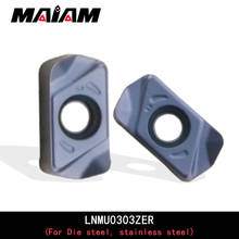 LNMU-inserto de doble cara, LNMU0303 LNMU0303 lnmu0303zer CNC, herramienta de centro de mecanizado, cabezal de corte EXN 2024 - compra barato