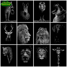 Paint With Diamond Painting Full Drill Square Lion 5D DIY Diamond Embroidery Animal Mosaic Leopard Handicraft Home Art Decor 2024 - buy cheap