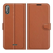 Flip Leather Cover for WIKO Y51 Wallet Phone Case with Stand 2024 - buy cheap