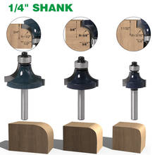 1PC 1/4" 6.35MM Shank Milling Cutter Wood Carving Corner Round Over Router Bit With Bearing For Woodworking Tungsten Carbide 2024 - buy cheap