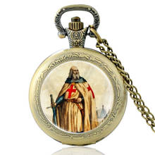 Relógio de bolso católico vintage de quartzo, pingente de colar com relógio de pulso para homens e mulheres 2024 - compre barato